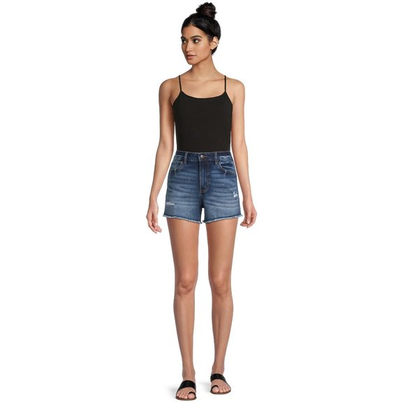 No Boundaries Juniors Shelf Bra Cami Top, Sizes XS-3XL - Picture 3 of 5